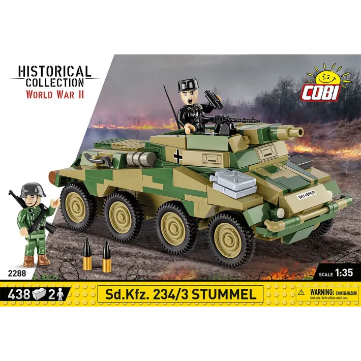 [COBI-2288] Sd.Kfz 234/3 STUMMEL 439 Pièces (COBI - 2288)