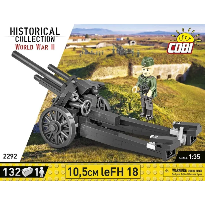 [COBI-2292] Canon 10,5 CM LEFH 132 Pièces (COBI- 2292)