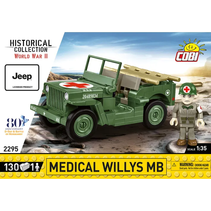 [COBI-2295] Medical Willys MB 130 Pièces (COBI-2295)