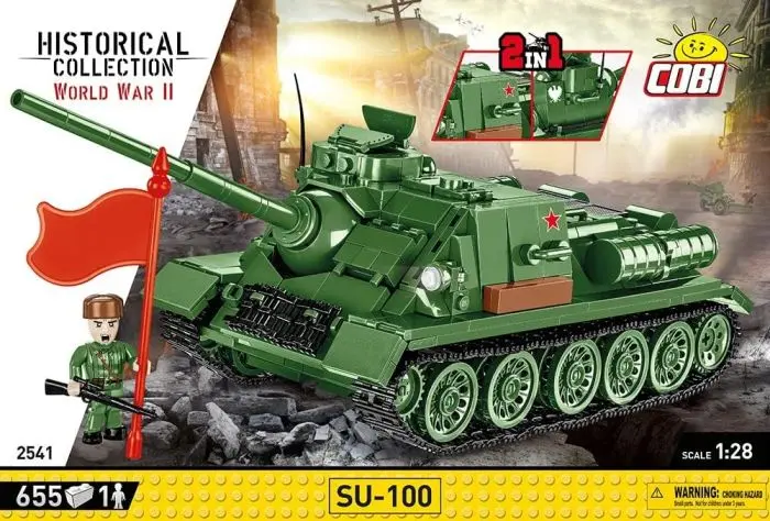 Char russe SU-100 655 Pièces (COBI-2541)