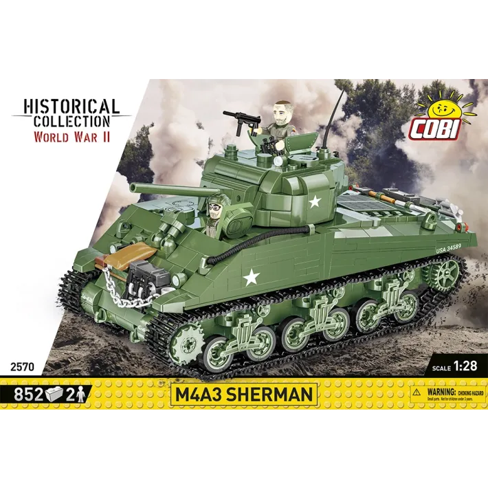[COBI-2570] M4A3 SHERMAN 852 Pièces (COBI-2570)