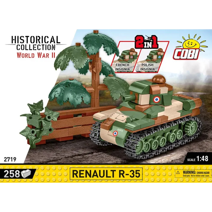 [COBI-2719] RENAULT R-35 258 KL. (COBI-2719)