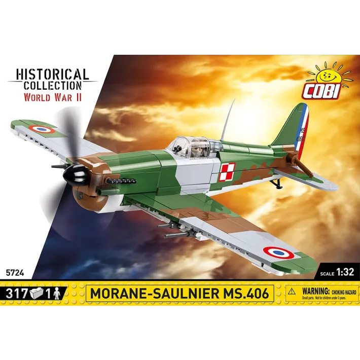 [COBI-5724] MORANE-SAULNIER MS.406 317 Pièces (COBI-5724)