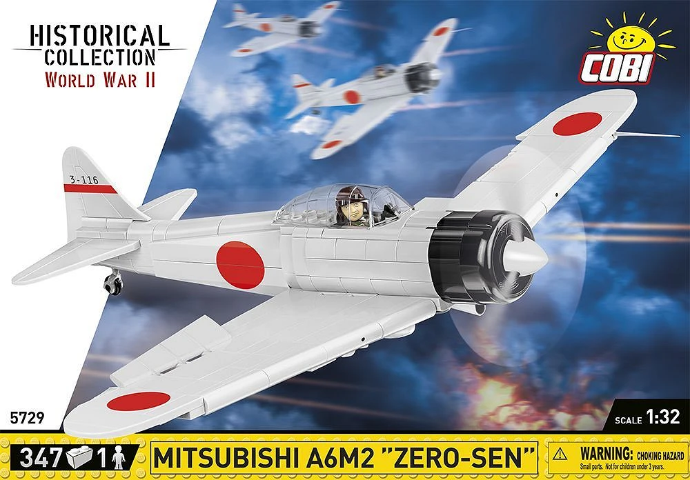 [COBI-5729] MITSUBISHI A6M2 "ZERO-SEN" 347 Pièces (COBI-5729)