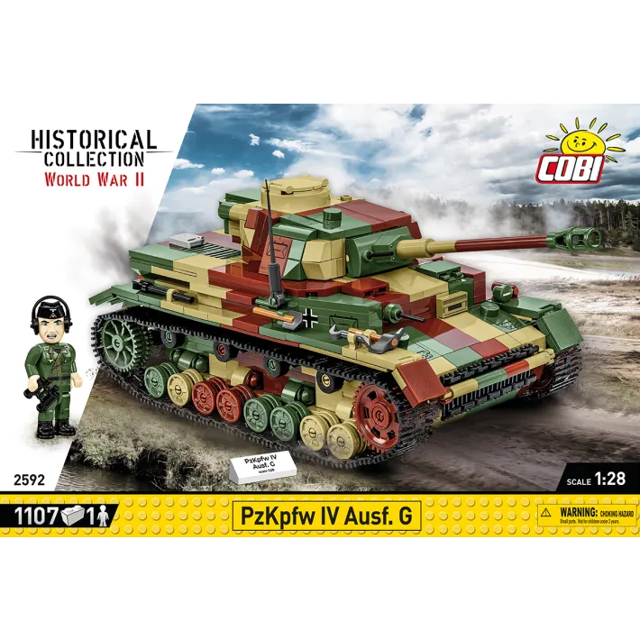 [COBI-2592] PzKpfw IV Ausf.G 1107 Pièces (COBI-2592)