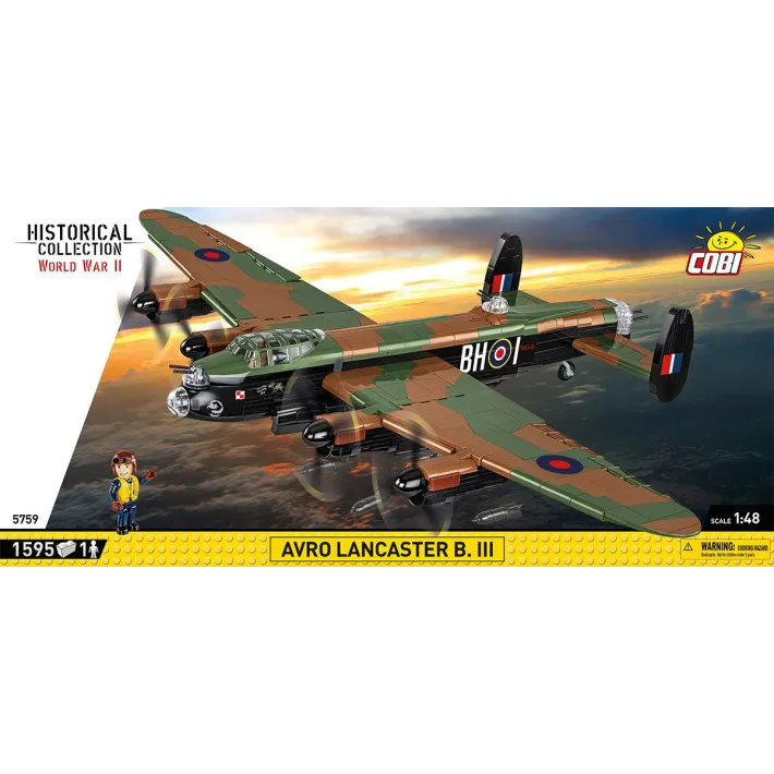 [COBI-5759] AVRO LANCASTER B Mk. III 1595 Pièces (COBI-5759)