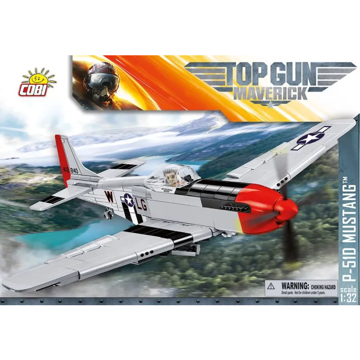 [COBI-5846] P-51D MUSTANG TOP GUN MAVERICK 2023 350 Pièces (COBI-5846)