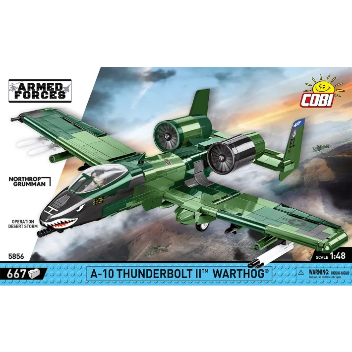 [COBI-5856] A-10 THUNDERBOLT II WARTHOG 667 Pièces (COBI-5856)