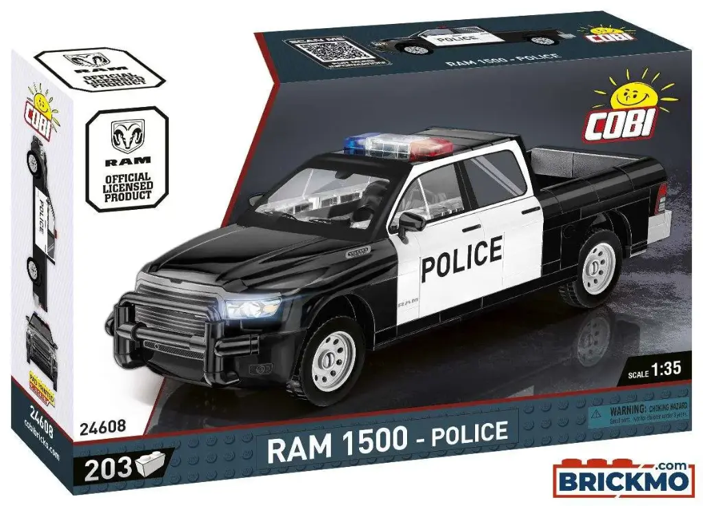 1500 POLICE 203 Pièces (COBI-24608)